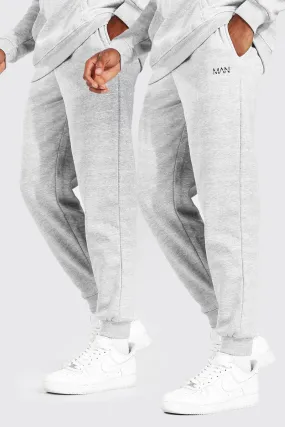 2 Pack Man Dash Loose Fit Joggers | boohooMAN UK