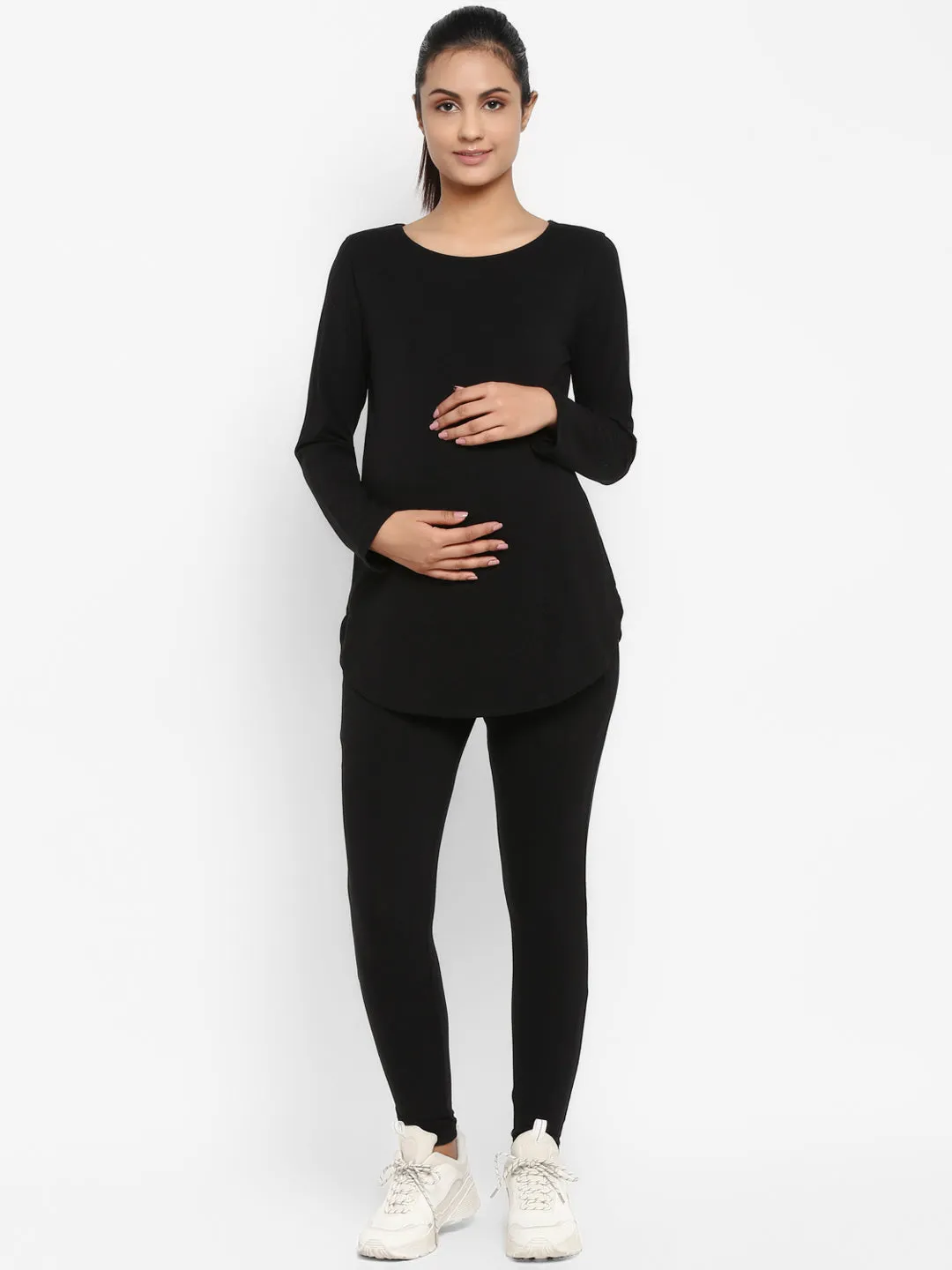 2pc. Maternity UnderBelly Leggings + T-Shirt