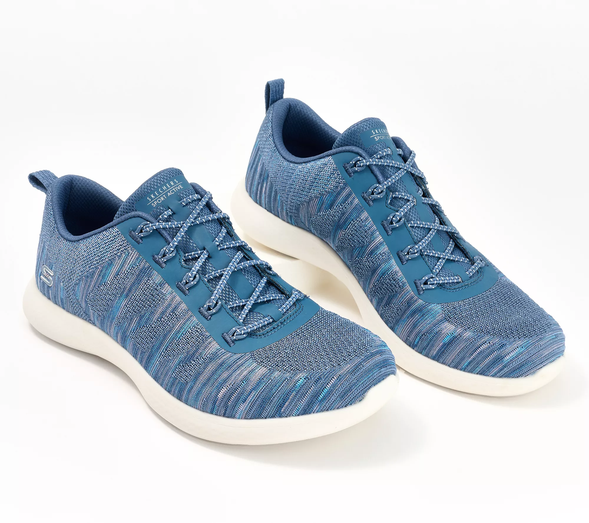 "As Is" Skechers Vapor Foam Lite Washble Knit Bungee Sneakers