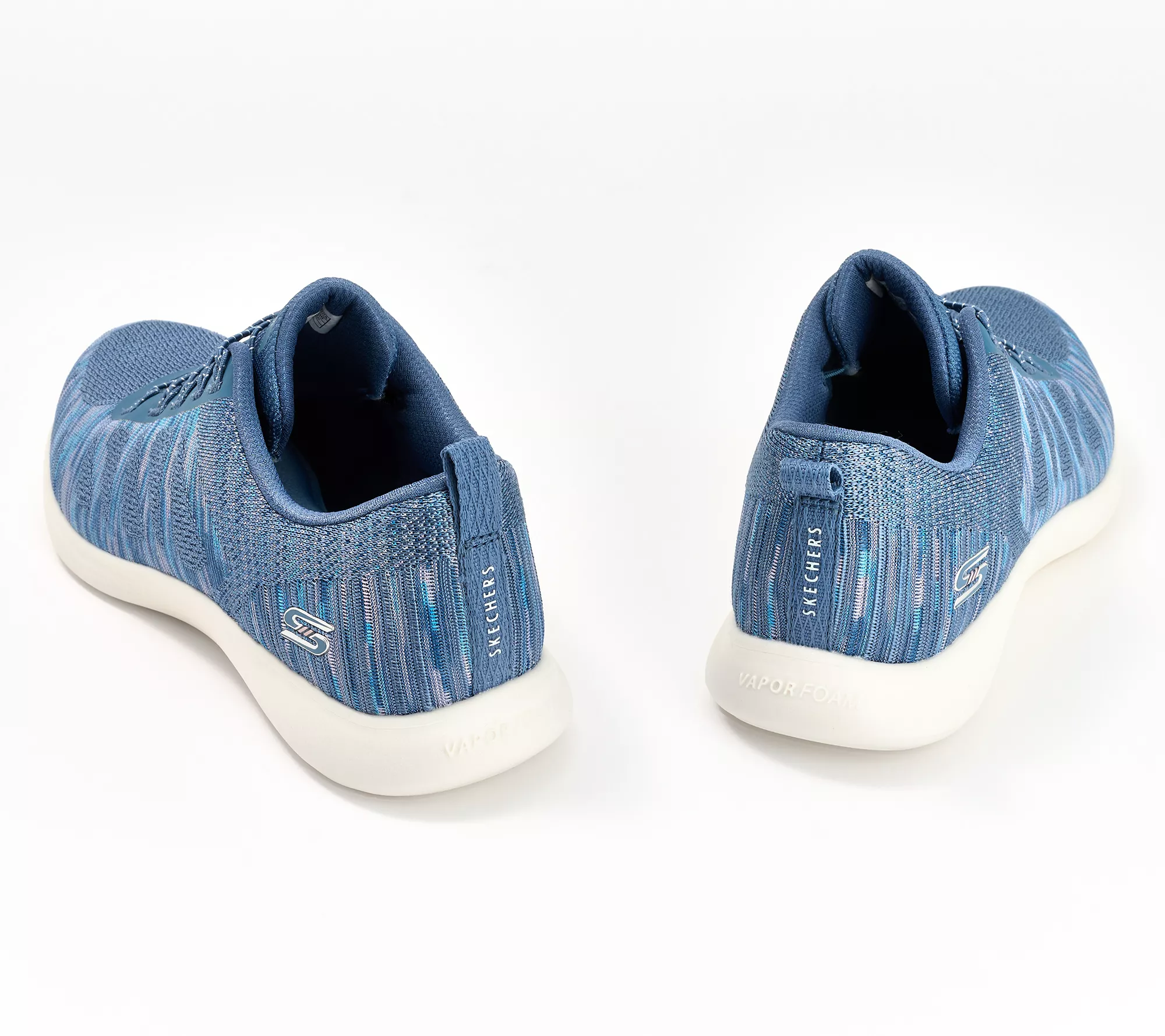 "As Is" Skechers Vapor Foam Lite Washble Knit Bungee Sneakers