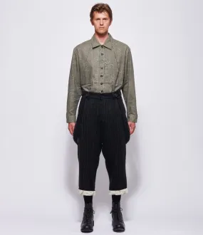 A Tentative Atelier Men George Black Stripe Trousers