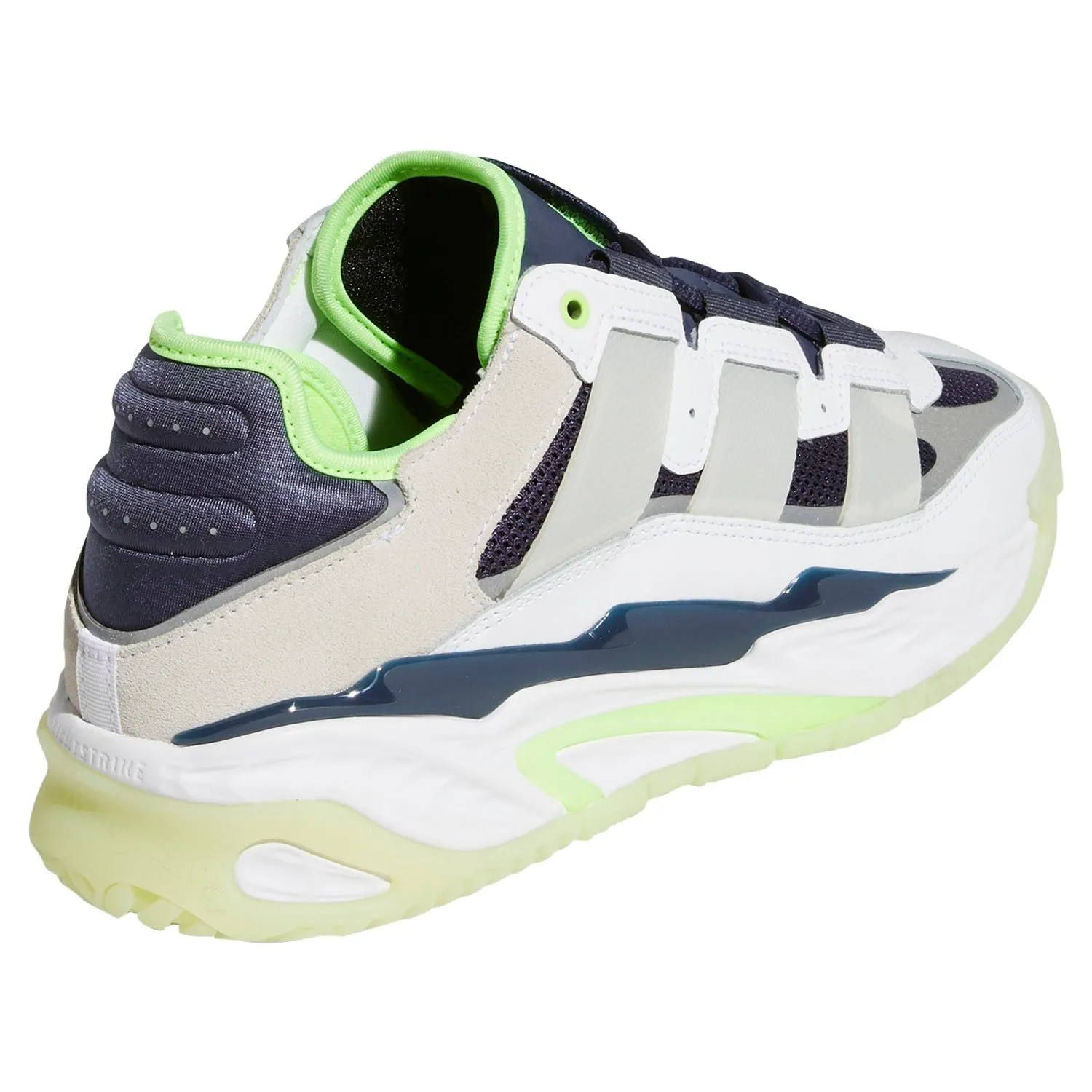 adidas Originals Niteball Shoes - White, Navy & Green