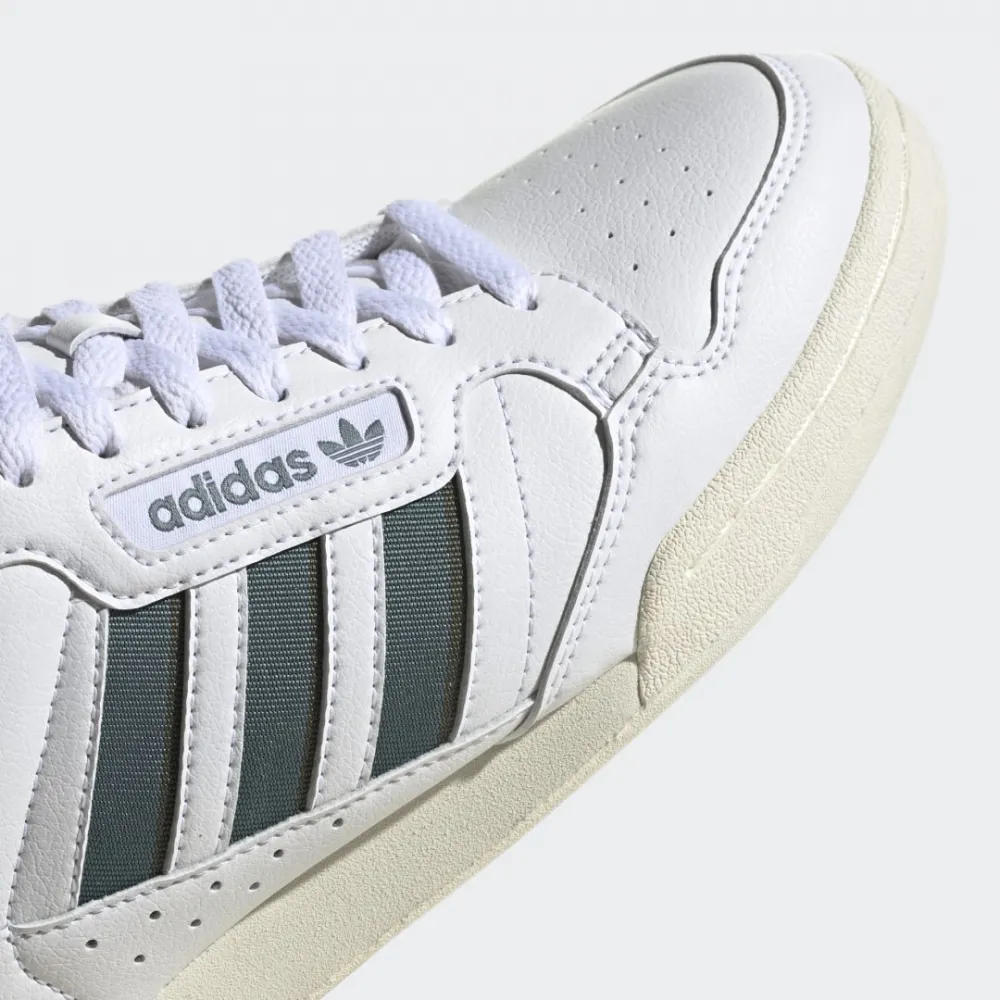 adidas Originals Unisex Continental 80 Stripes Shoes - White/Green