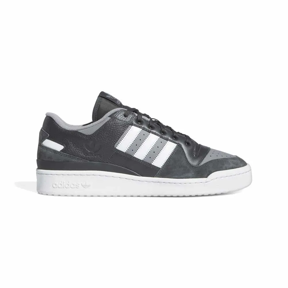 Adidas Skateboarding Forum 84 Low ADV Carbon Crystal White Grey Three Skate Shoes