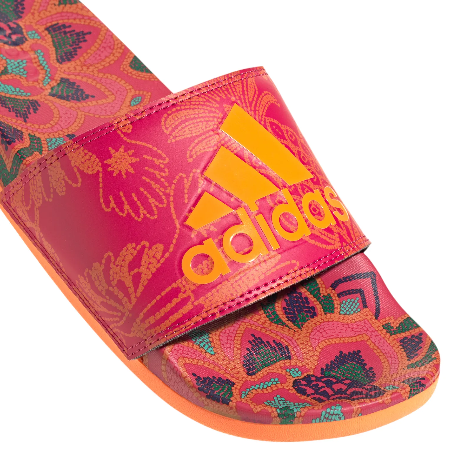 adidas Womens Adilette Comfort Sandals - Orange