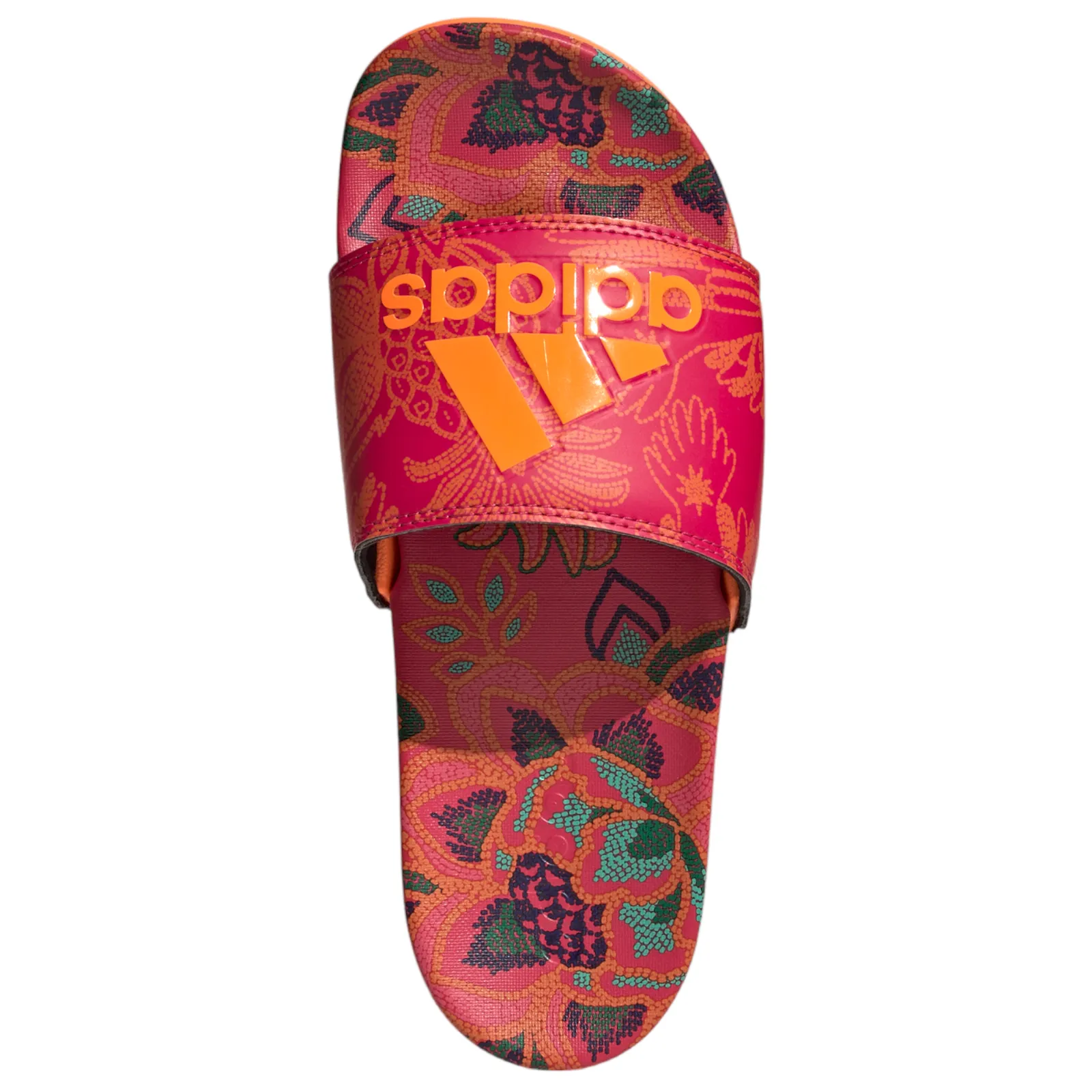 adidas Womens Adilette Comfort Sandals - Orange