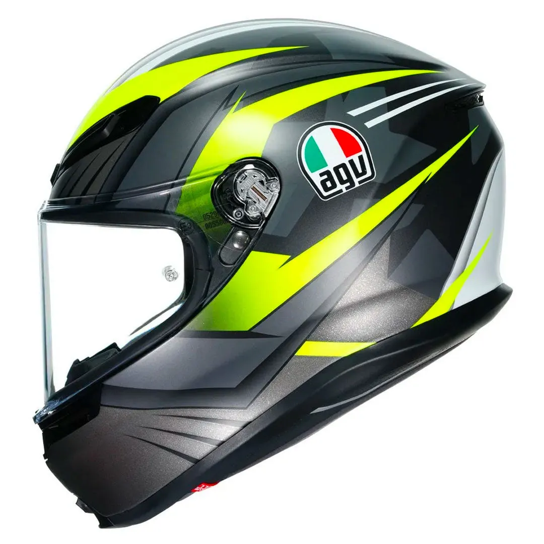 AGV - K-6 Excite Camo Black/Yellow Helmet