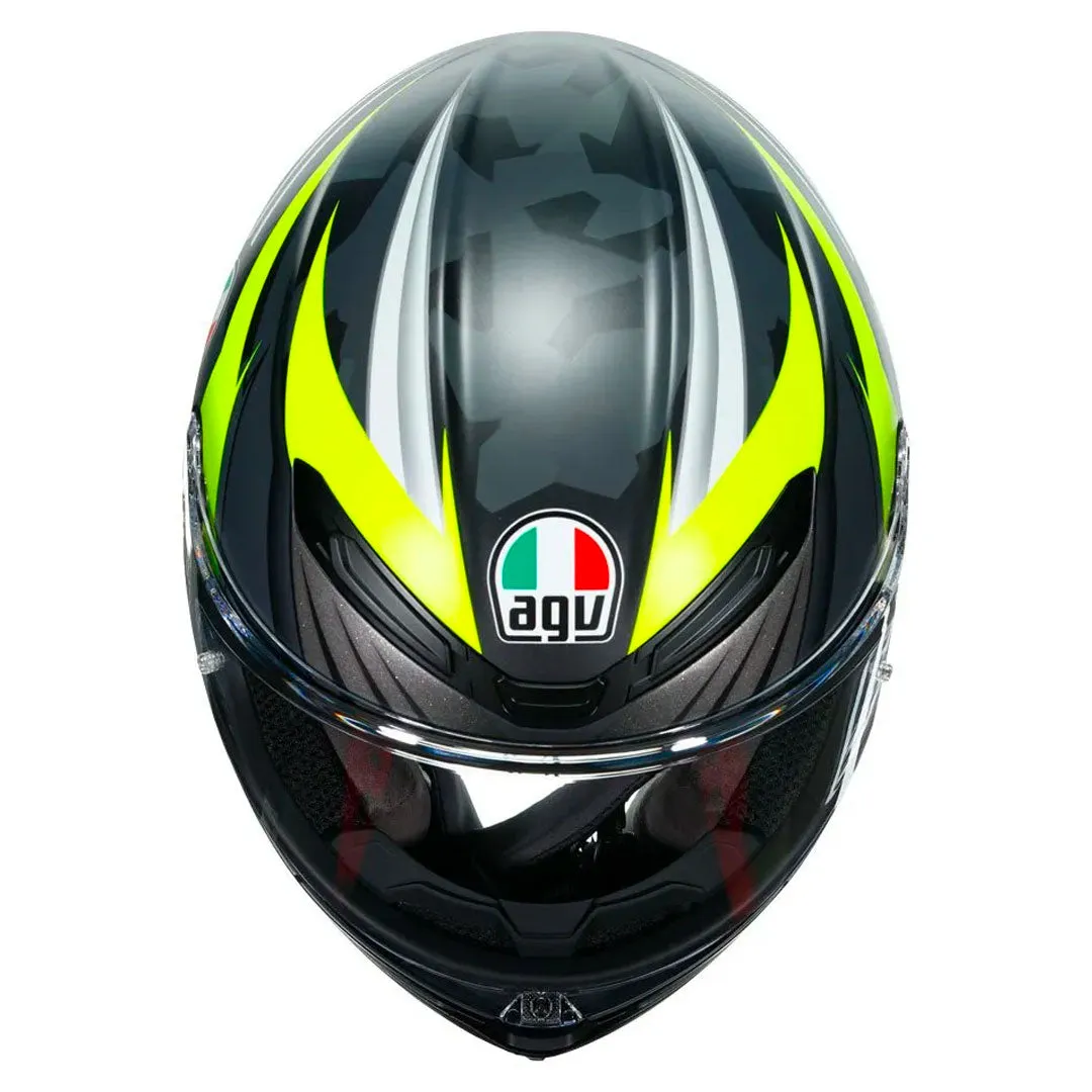 AGV - K-6 Excite Camo Black/Yellow Helmet