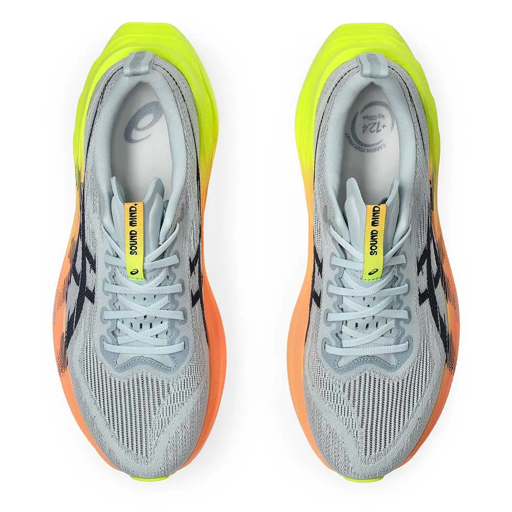 All Gender Superblast 2 Paris Running Shoe - Cool Grey/Safety Yellow - Regular (D)