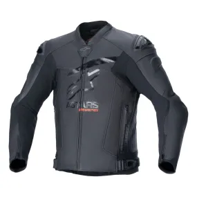 Alpinestars GP Plus R v4 Airflow Leather Jacket - Black/Black