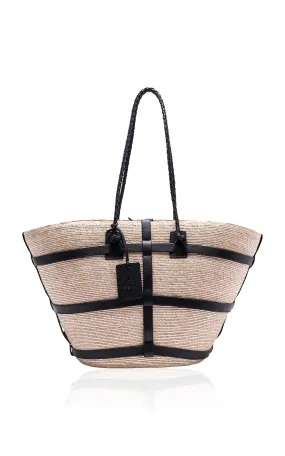 Altuzarra Watermill Large Raffia Bag