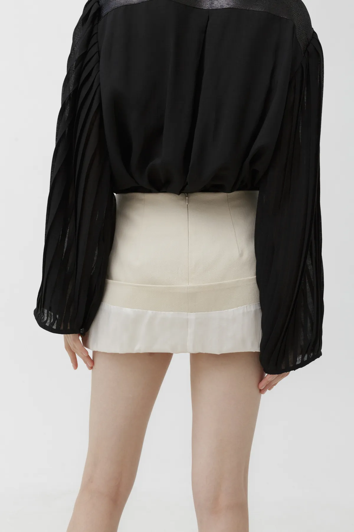 Anca Tucked Hem Skirt