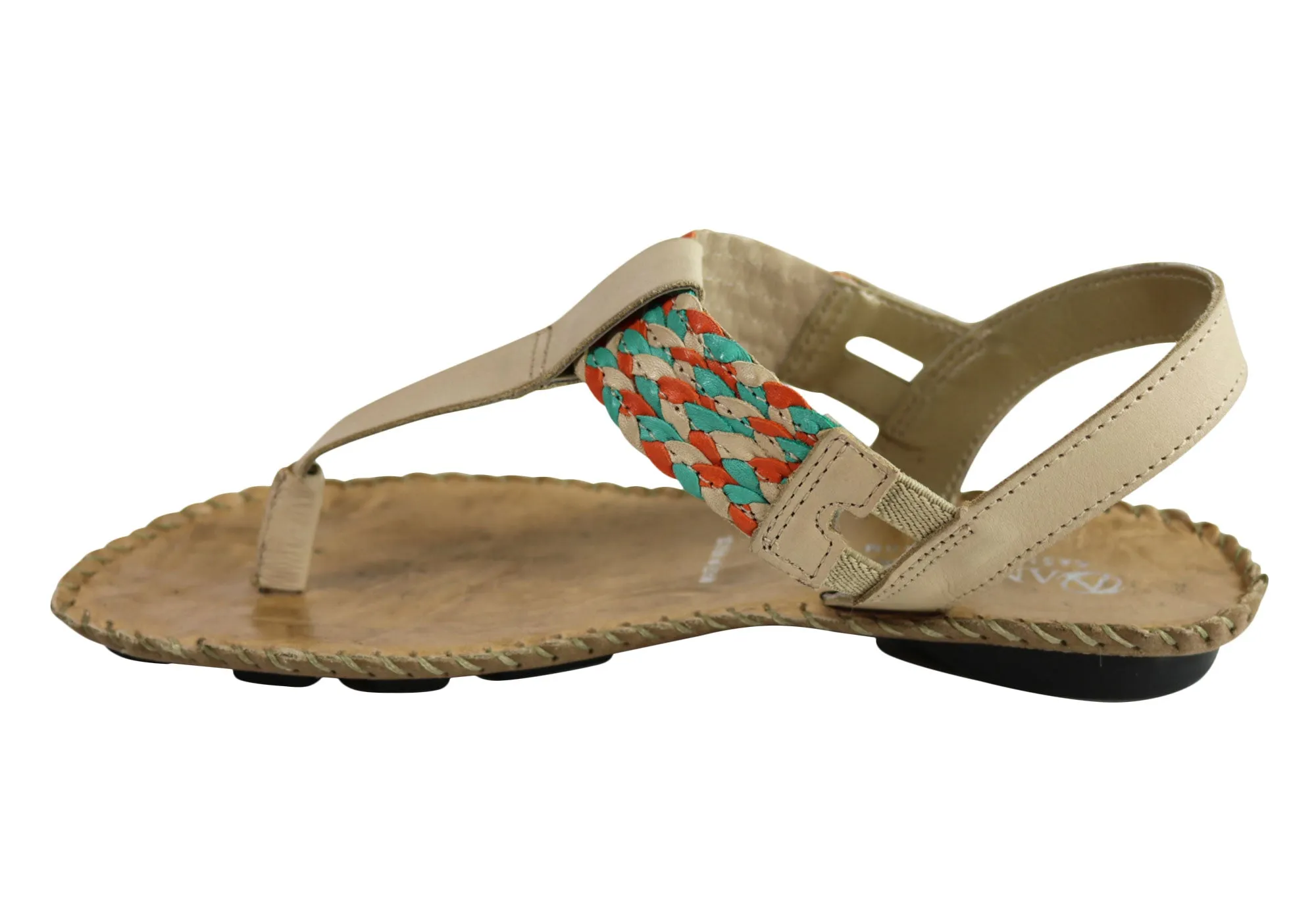 Andacco Irene Womens Comfortable Leather Sandals Made In Brazil