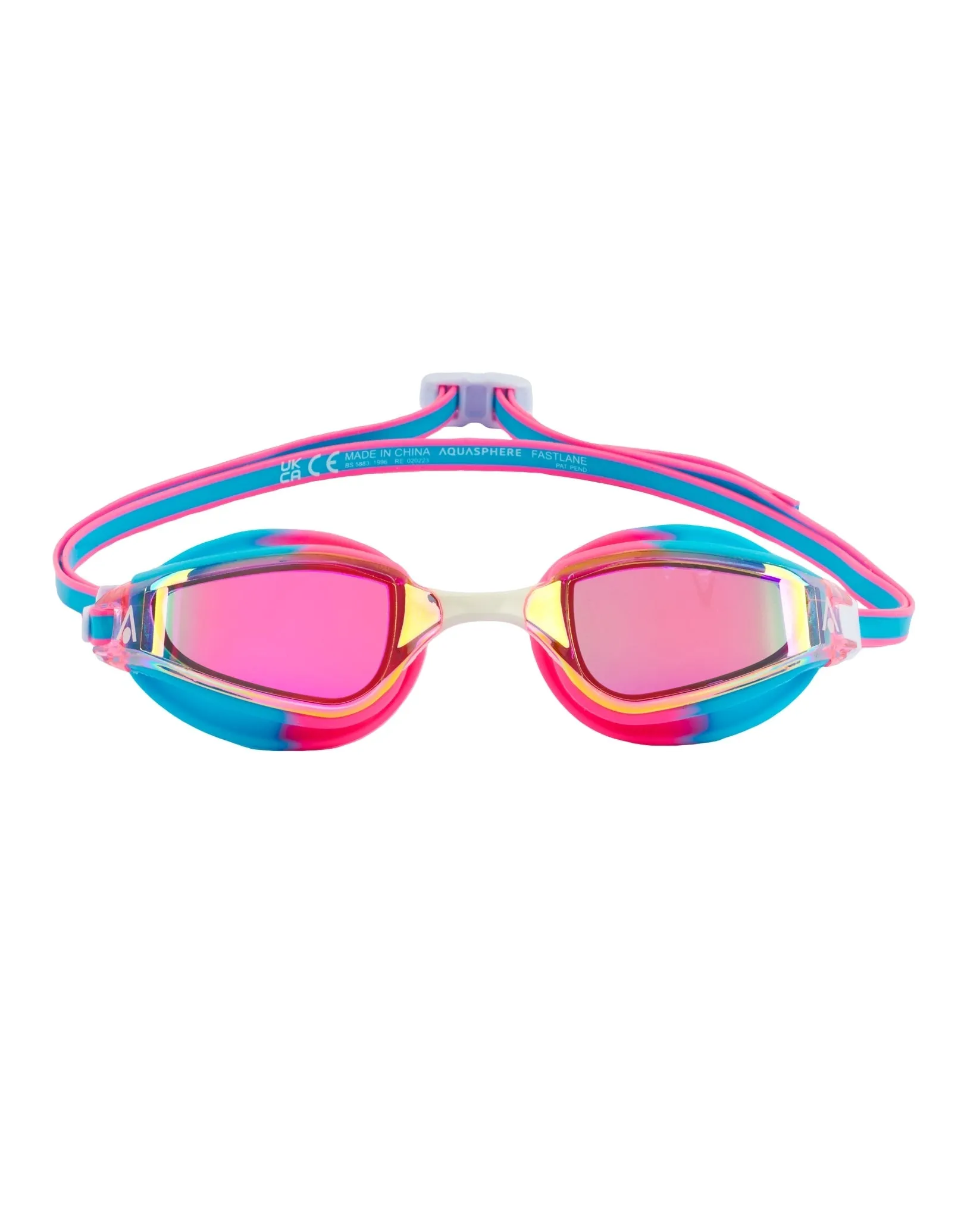 Aqua Sphere Fastlane Swim Goggles - Limited Edition Titanium Mirrored Lens