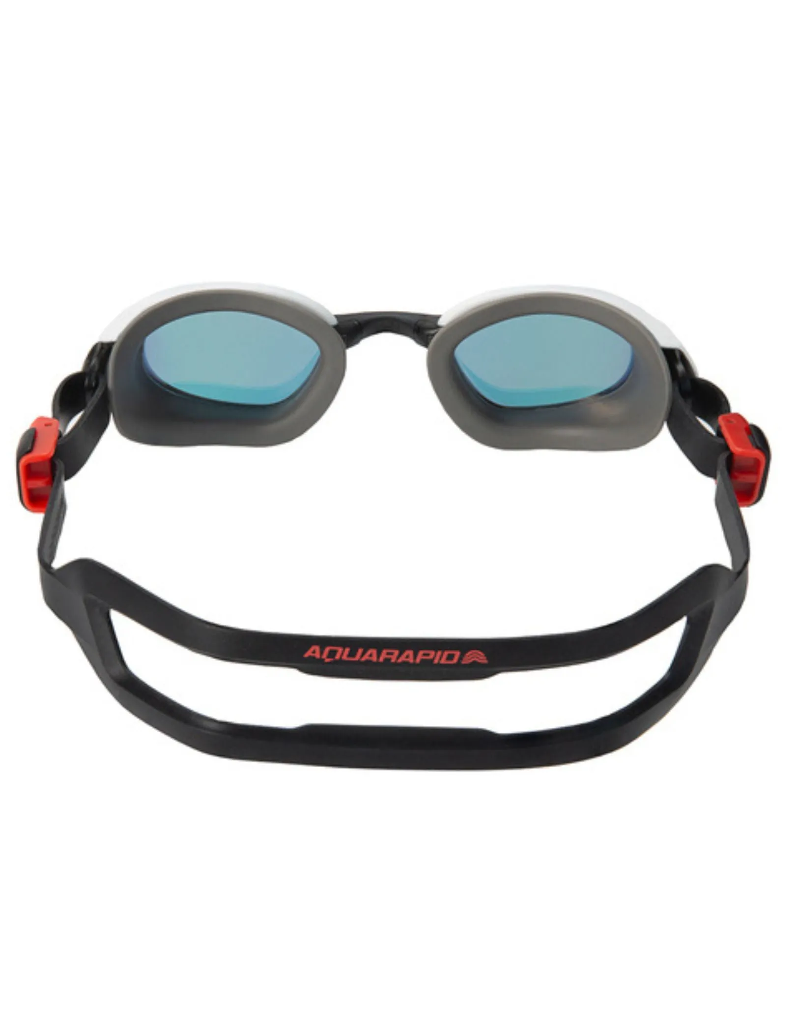 Aquarapid Pro Rush Mirrored Swimming Goggles - Black/White