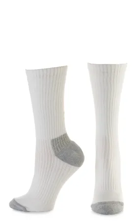 Ariat Men's White & Grey Crew 3Pk Boot Socks (X-Large)