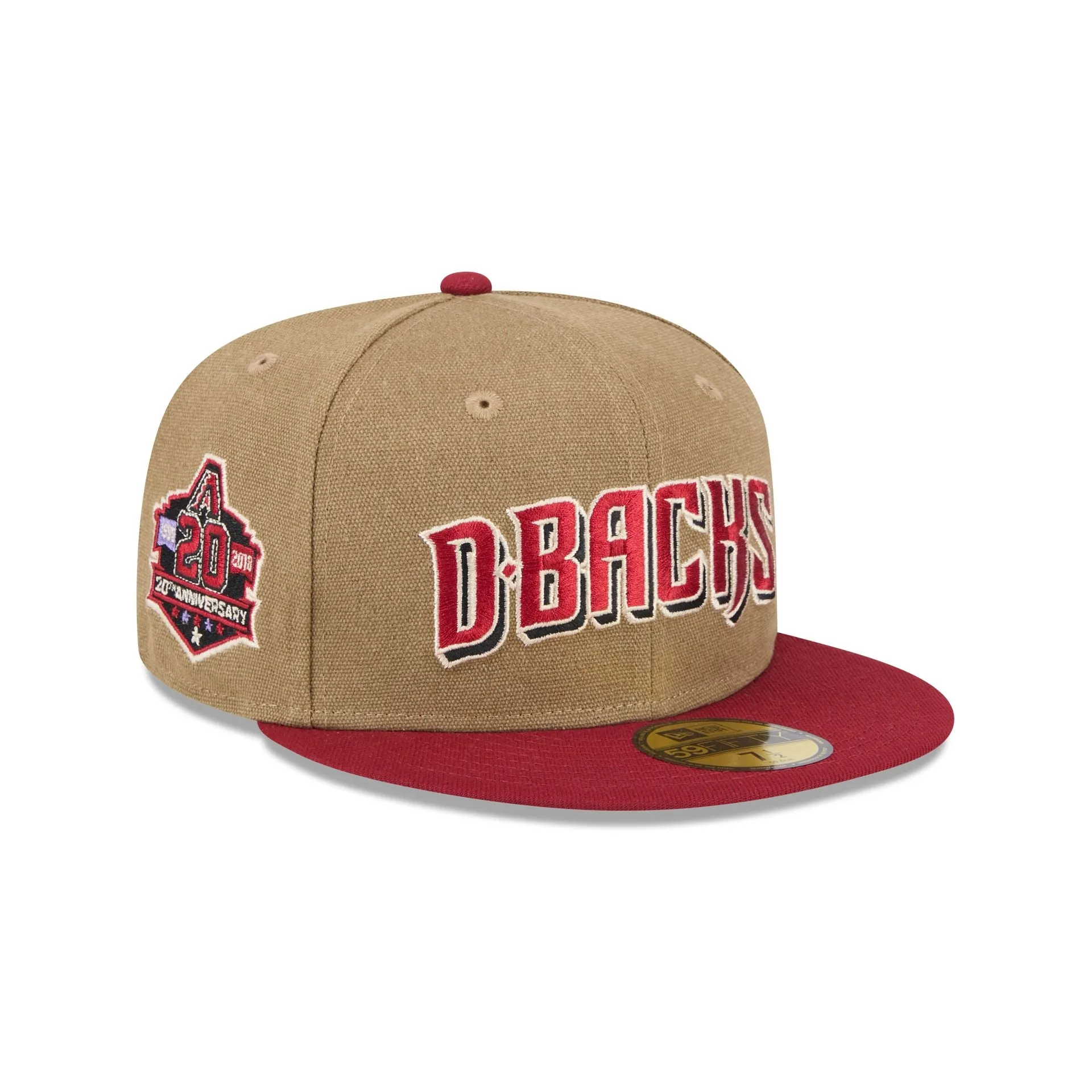 Arizona Diamondbacks Canvas Crown 59FIFTY Fitted Hat