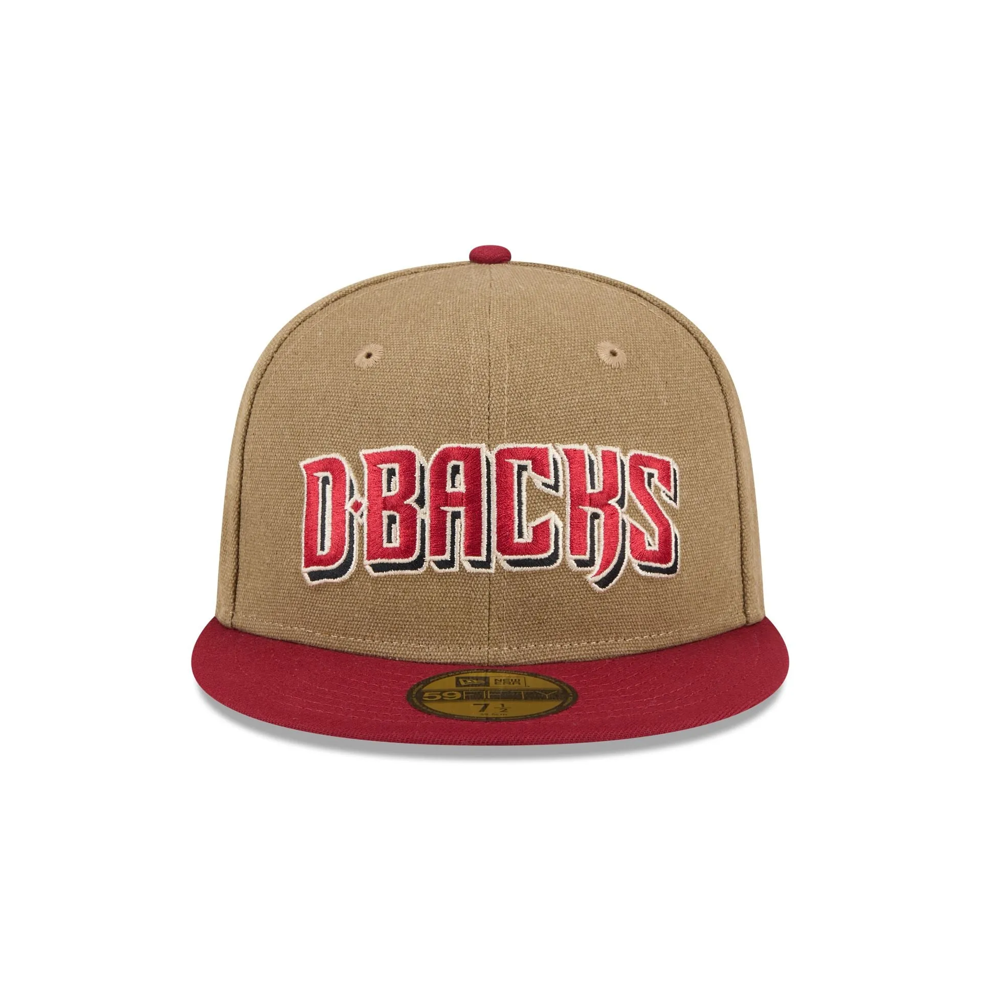 Arizona Diamondbacks Canvas Crown 59FIFTY Fitted Hat