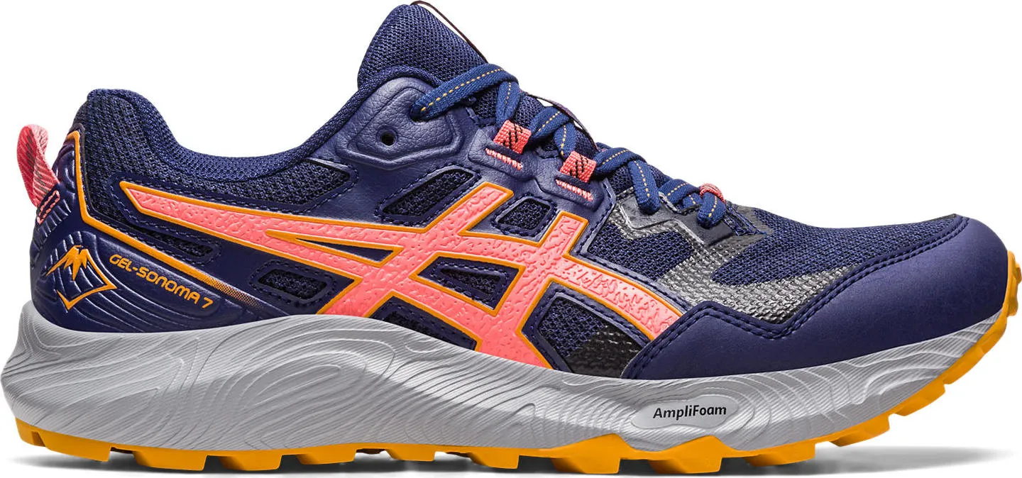 Asics Women's Gel-Sonoma 7 Indigo Blue/Papaya | Buy Asics Women's Gel-Sonoma 7 Indigo Blue/Papaya here | Outnorth