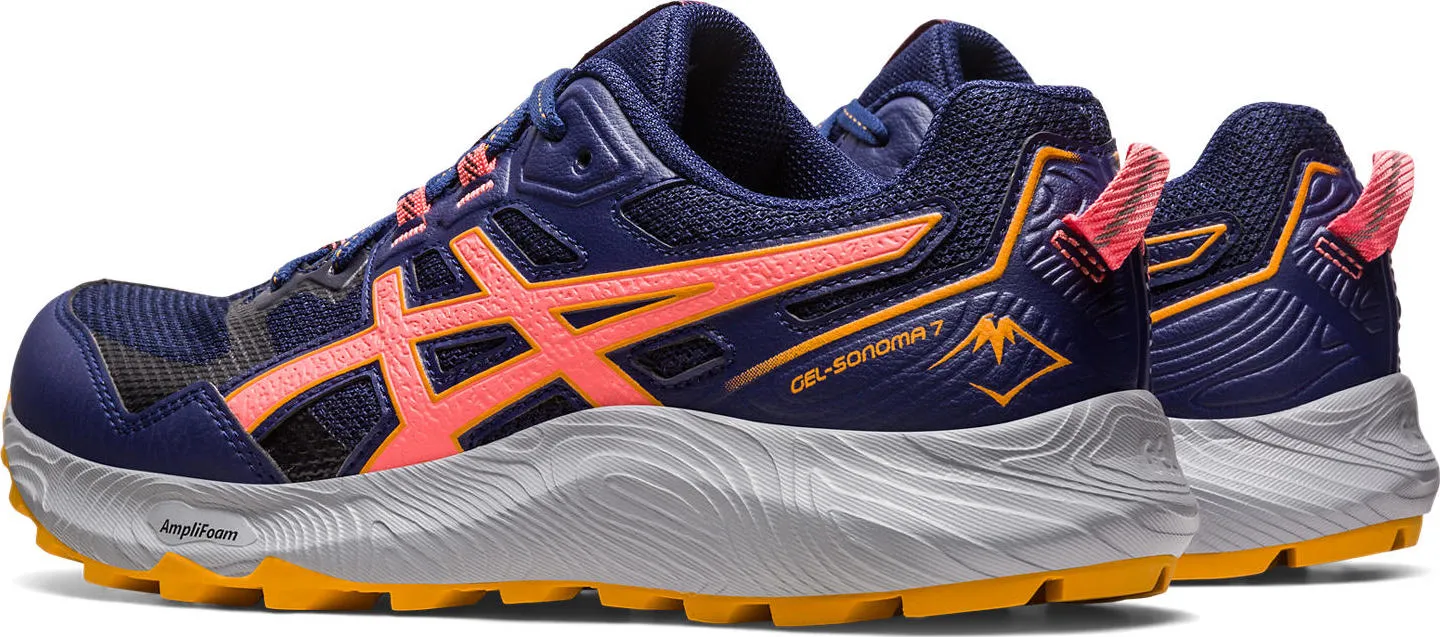 Asics Women's Gel-Sonoma 7 Indigo Blue/Papaya | Buy Asics Women's Gel-Sonoma 7 Indigo Blue/Papaya here | Outnorth