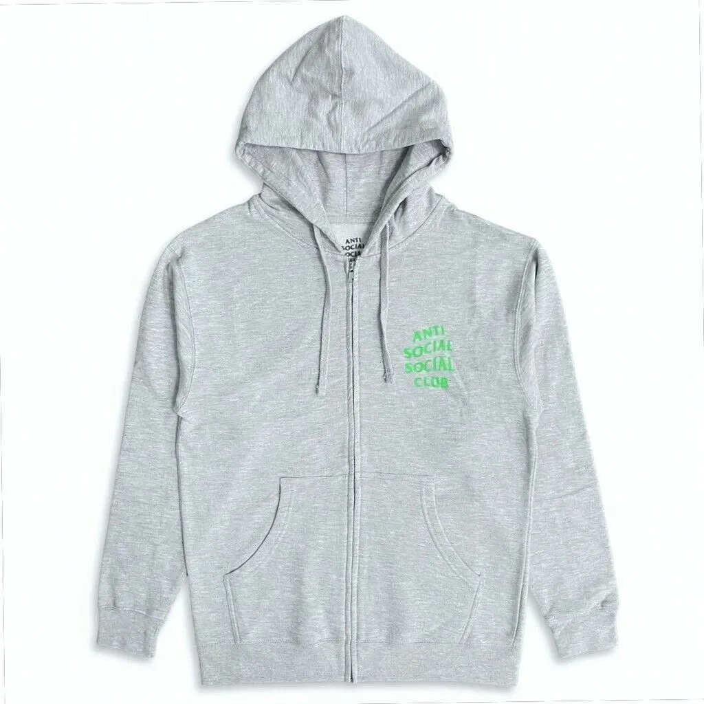 ASSC Mind Games Green Grey Zip Up Hoodie