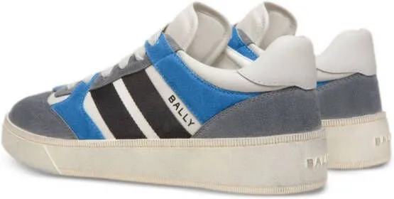 Bally panelled suede sneakers Grey