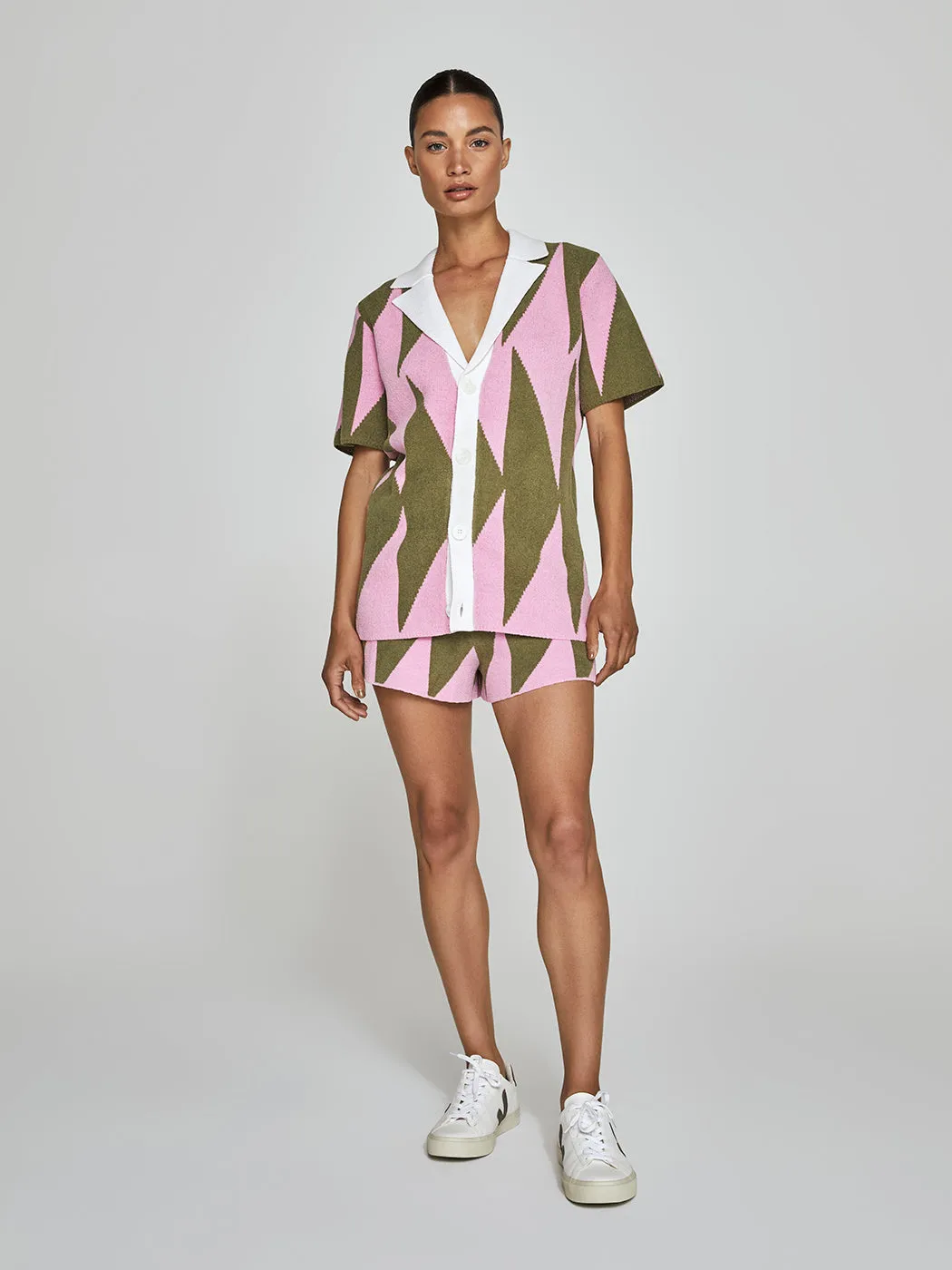 Beau Short - Pink & Green