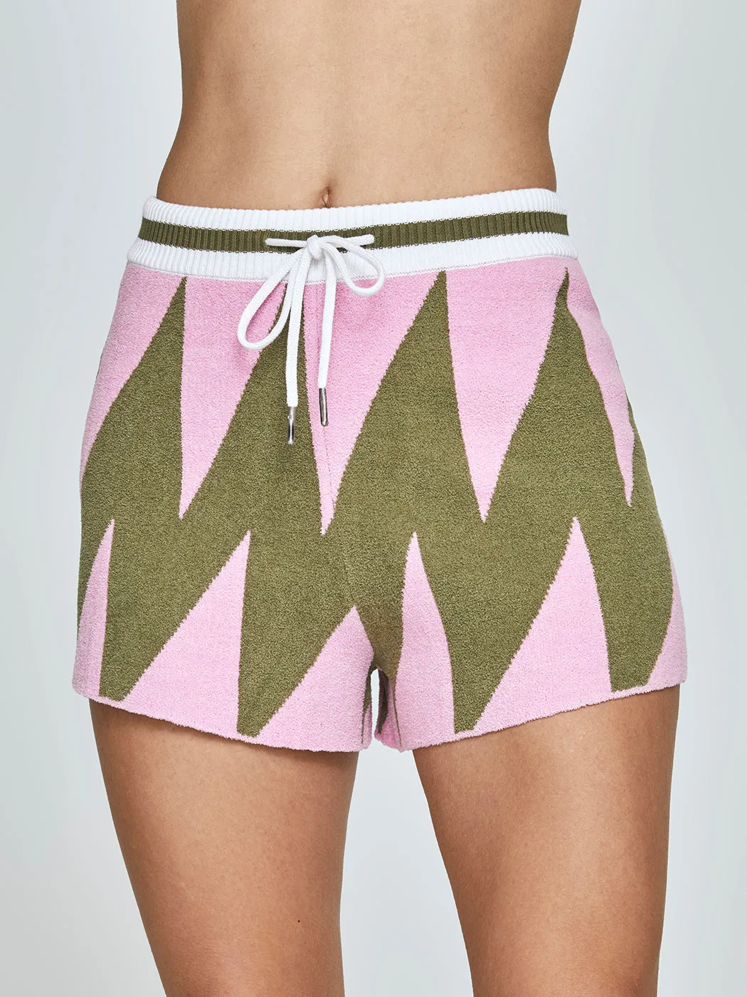 Beau Short - Pink & Green