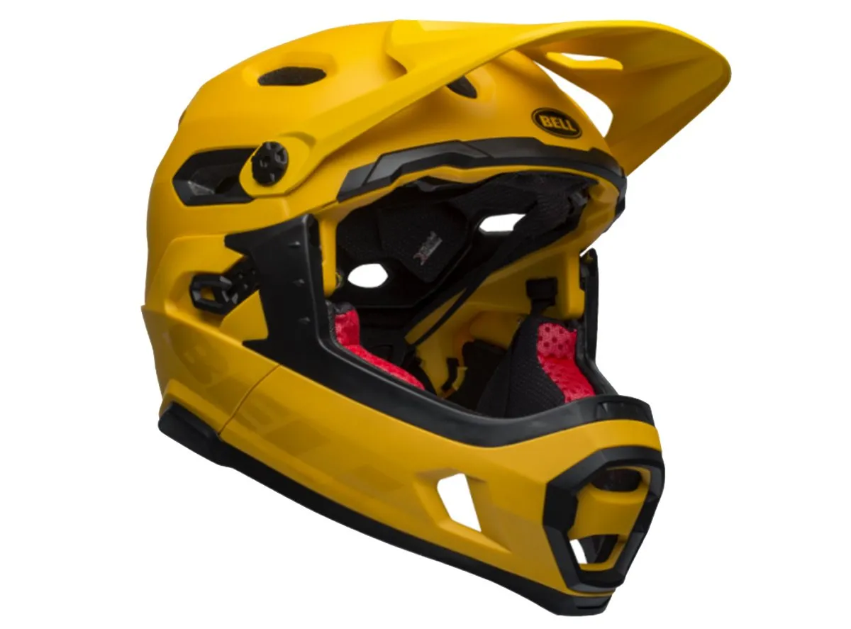 Bell Super DH MIPS Full Face Helmet - Matt Gloss Yellow Black - 2019