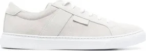 Billionaire low top leather sneakers Neutrals