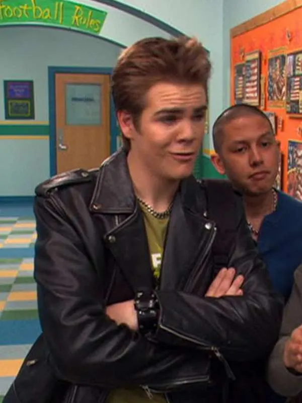 Billy Globie Ned's Declassified School Survival Guide Leather Jacket