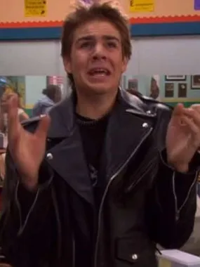 Billy Globie Ned's Declassified School Survival Guide Leather Jacket