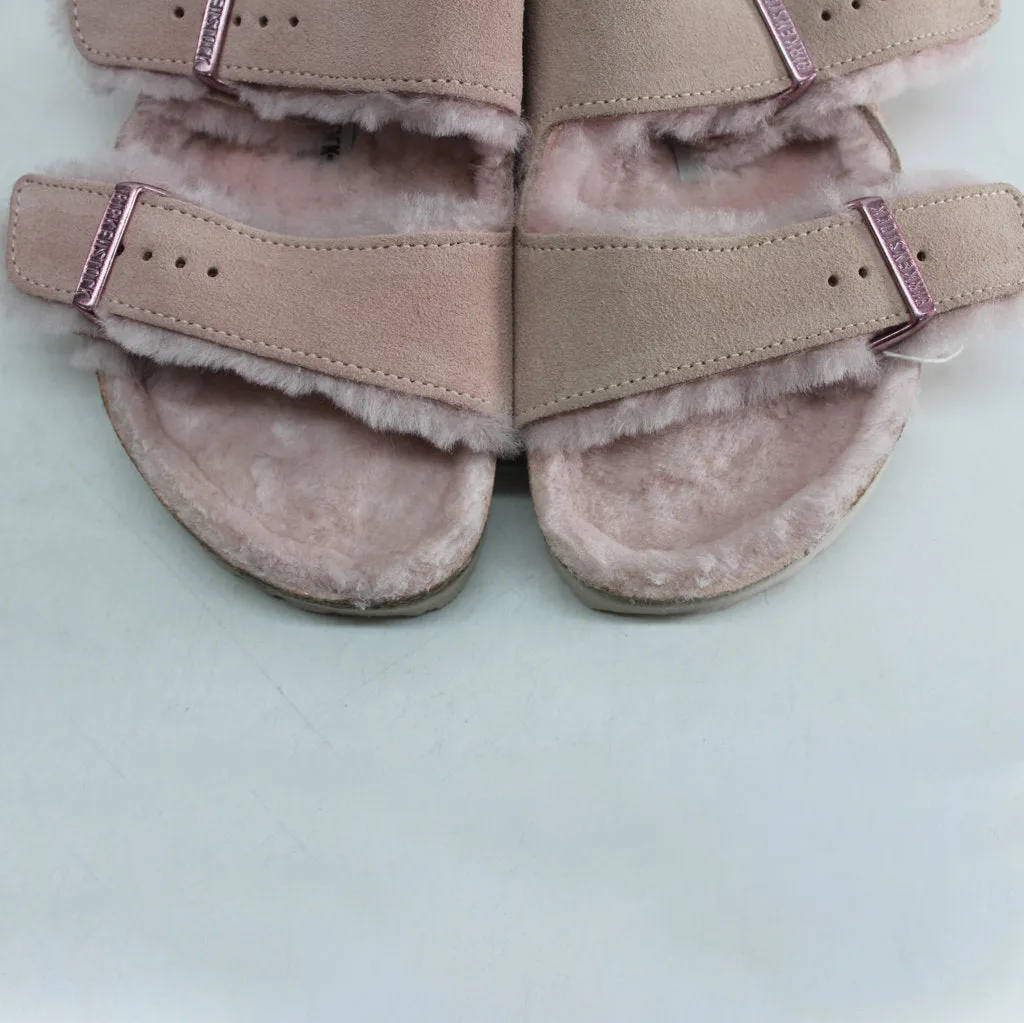 Birkenstock Arizona Shearling Suede Unisex Sandals - UK 5