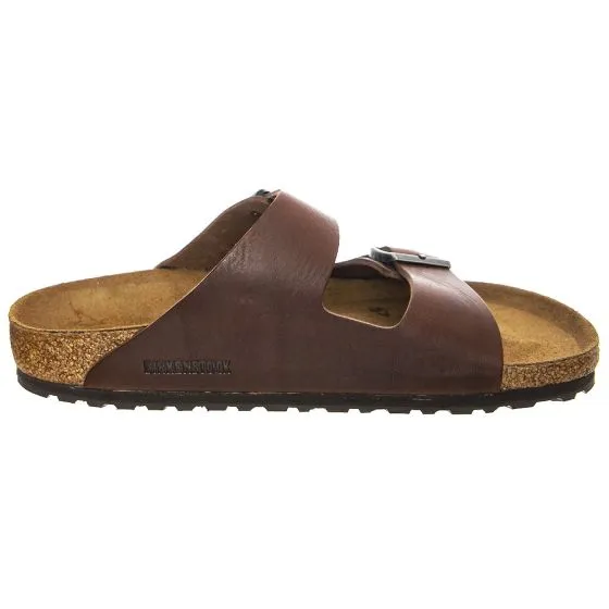 Birkenstock M' Arizona Vintage Wood Roast Natural Leather Sandals