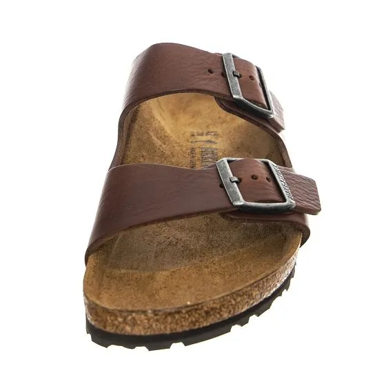 Birkenstock M' Arizona Vintage Wood Roast Natural Leather Sandals