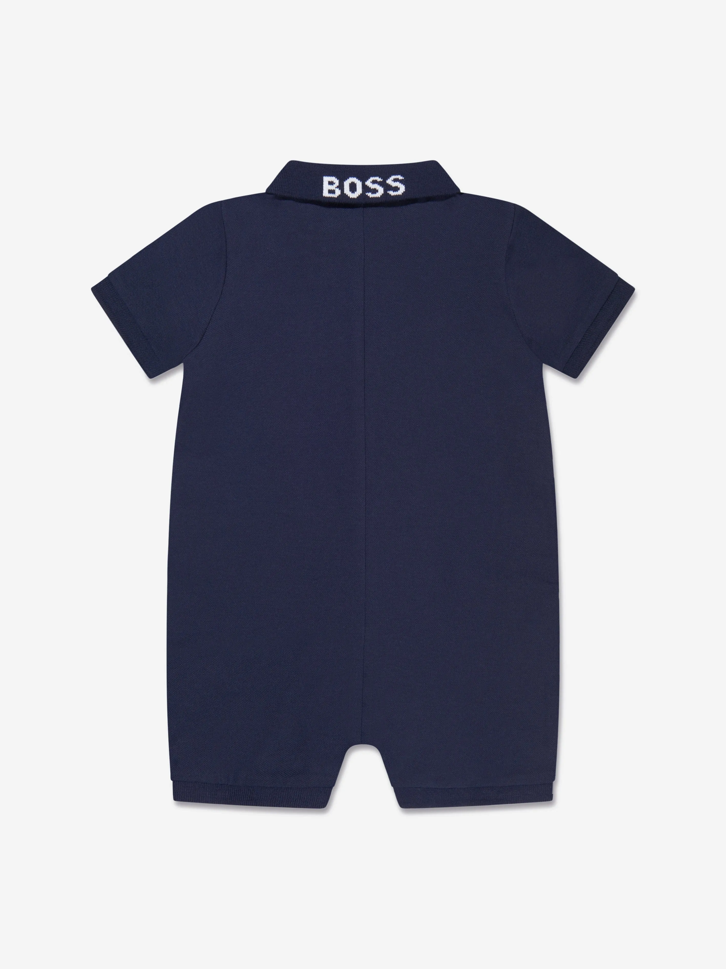 BOSS - Baby Boys Polo Romper in Navy | Childsplay Clothing