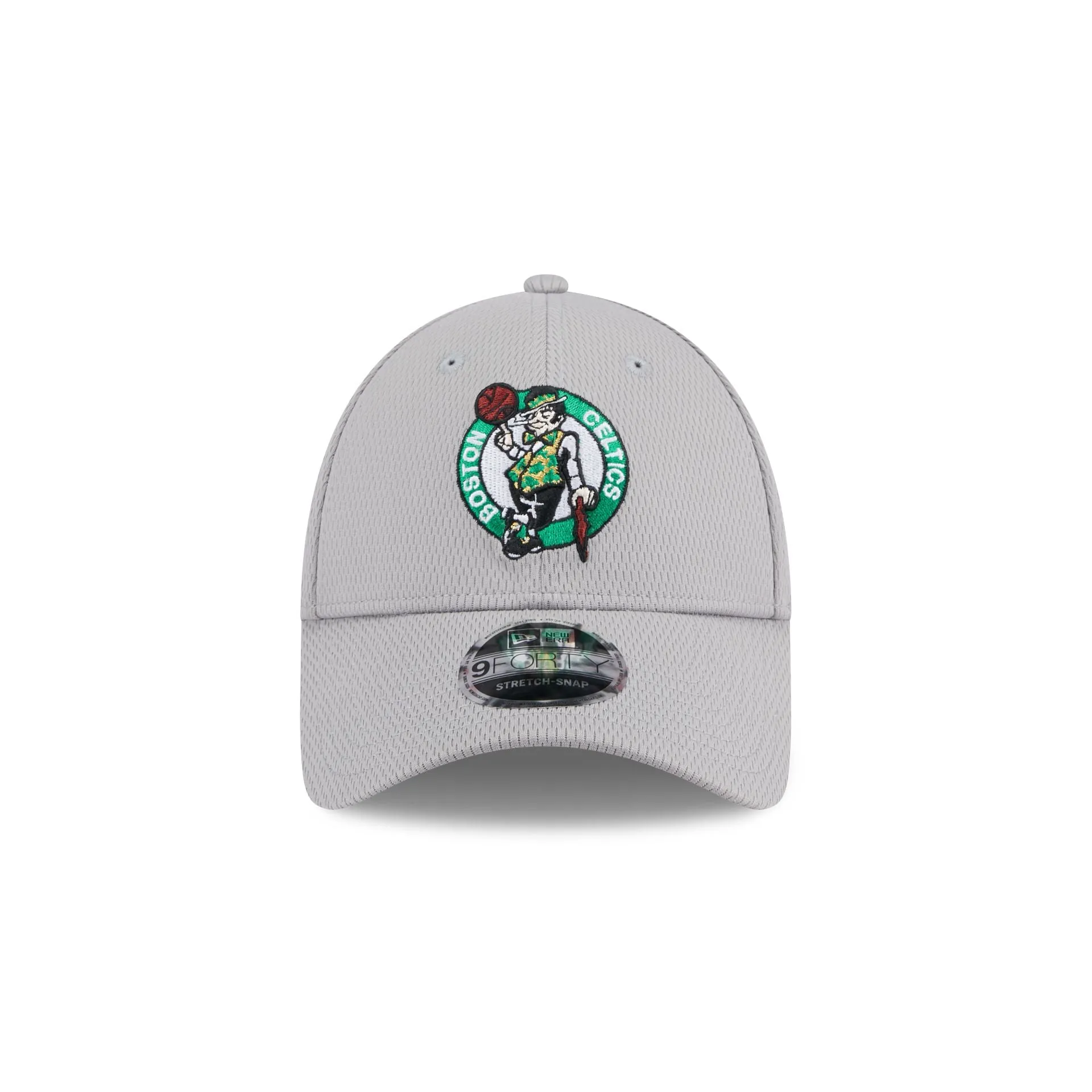 Boston Celtics Gray 9FORTY Stretch-Snap Hat