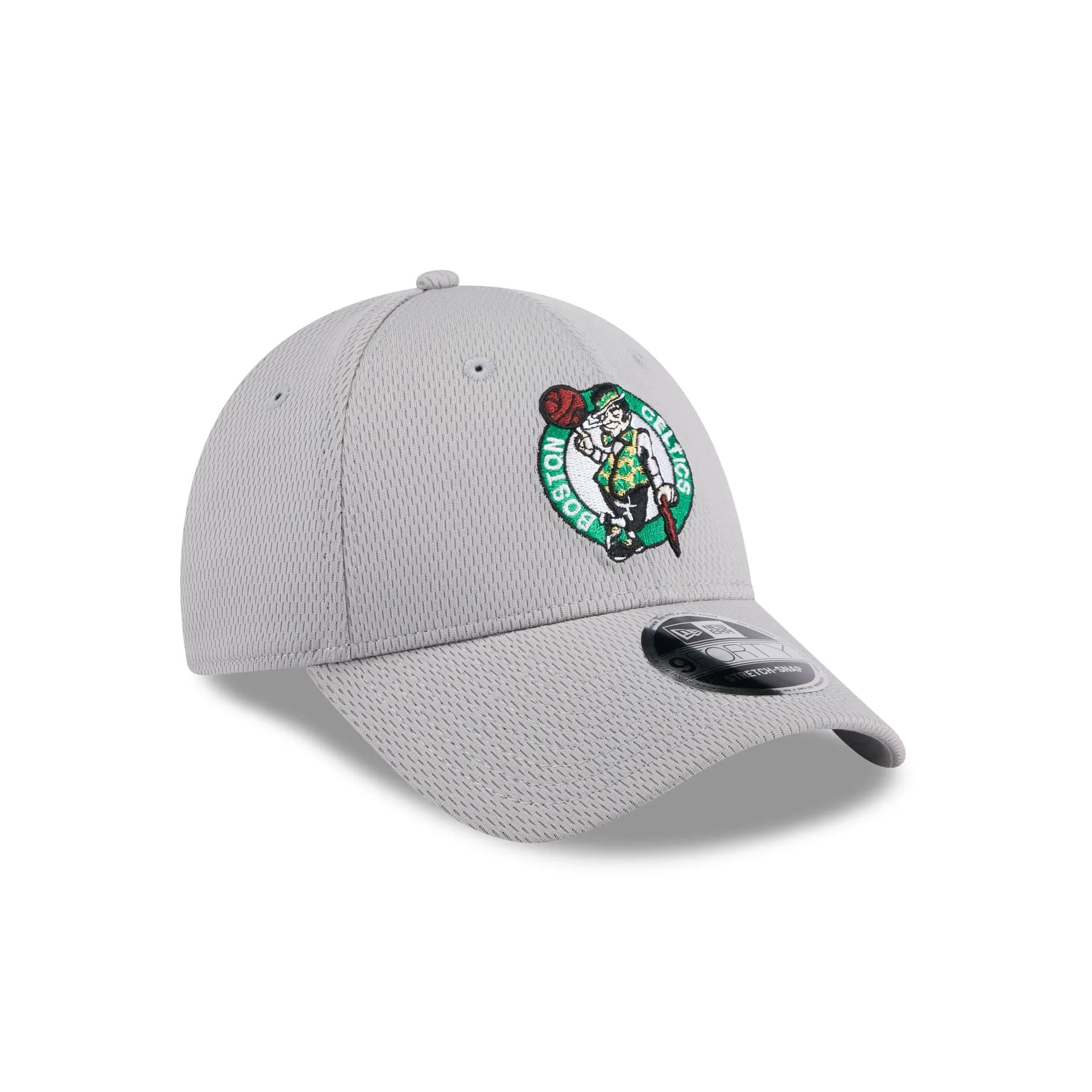 Boston Celtics Gray 9FORTY Stretch-Snap Hat