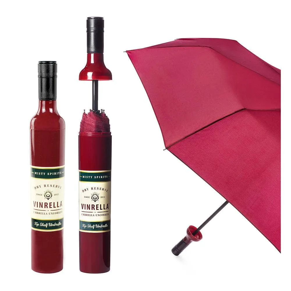 Burgundy Wine Bottle Umbrella