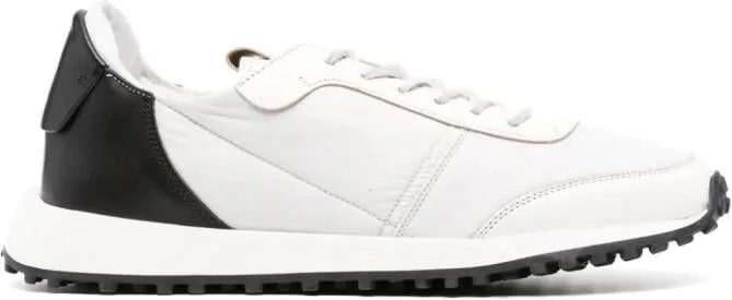 Buttero two-tone panelled sneakers White