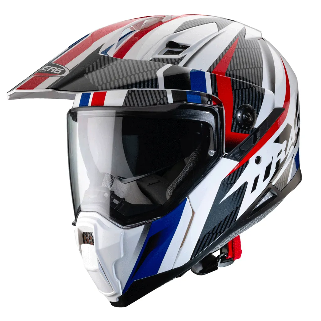 Caberg - Xtrace Adventure White/Red/Blue Helmet