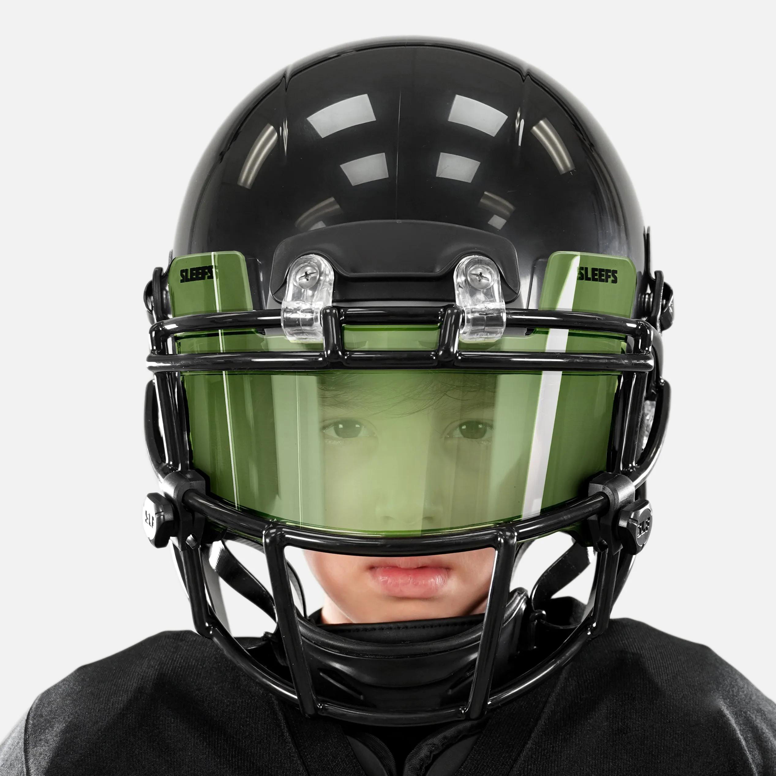 Camo Green Clear Helmet Eye-Shield Visor for Kids