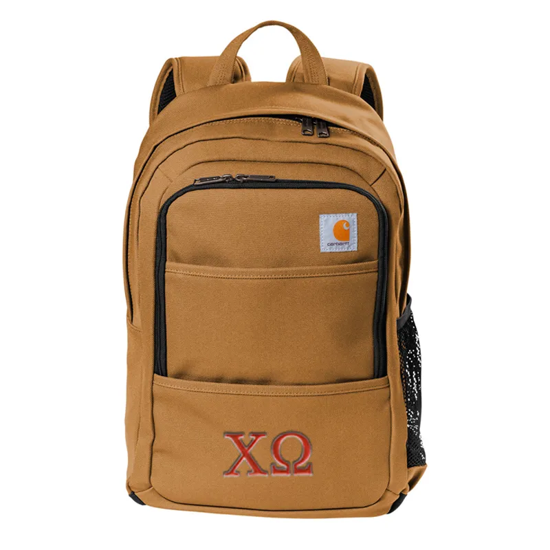 Carhartt Greek Light-Weight Backpack, 2-Color Greek Letters - CT89350303 - EMB