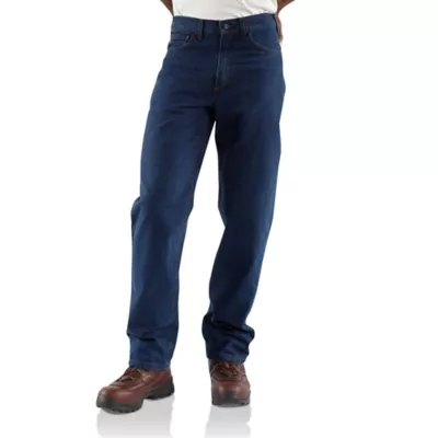 Carhartt Mid-Rise Flame-Resistant Signature Denim Jeans