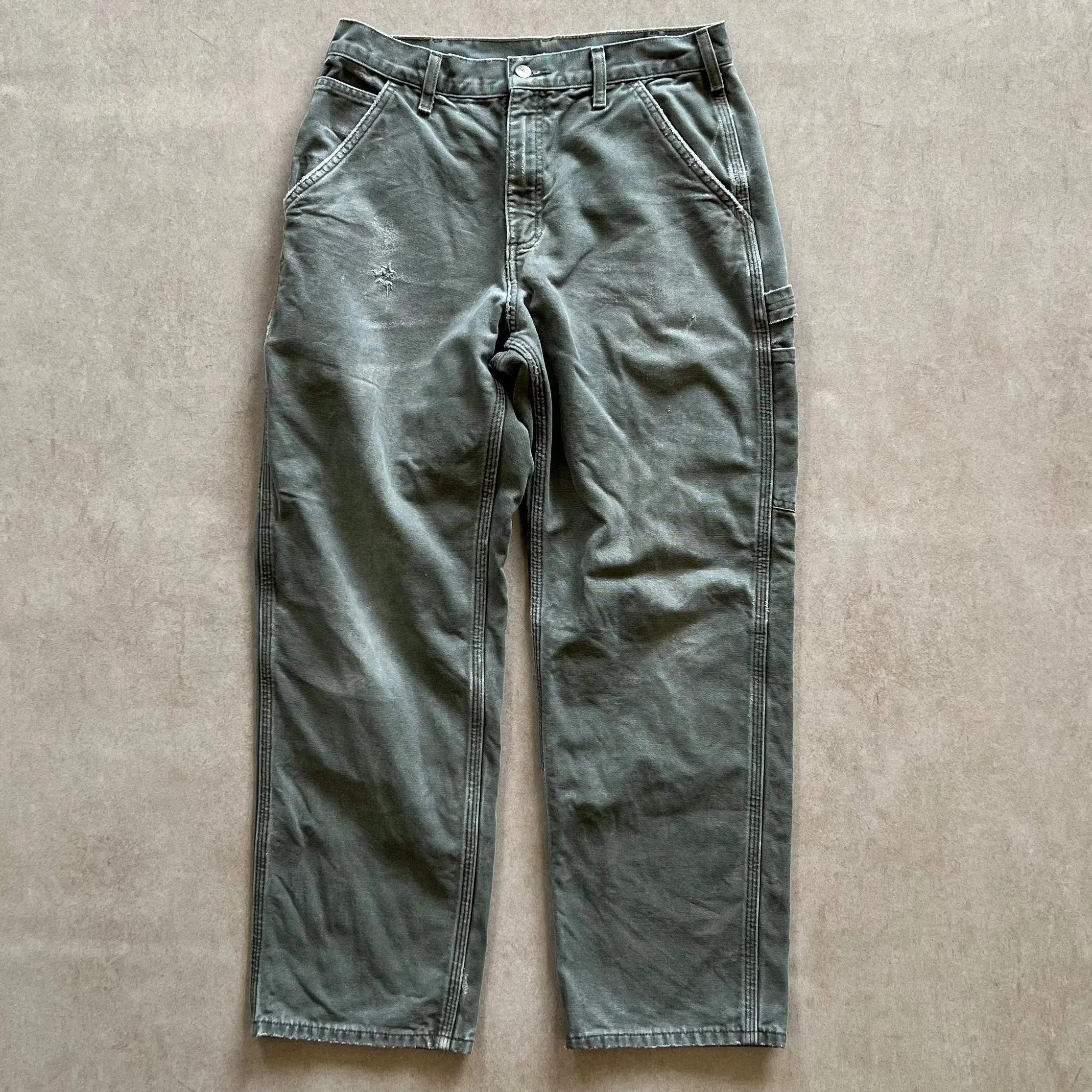 Carhartt Olive Green Workwear Pants - 32in