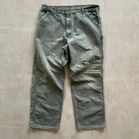 Carhartt Olive Green Workwear Pants - 36in