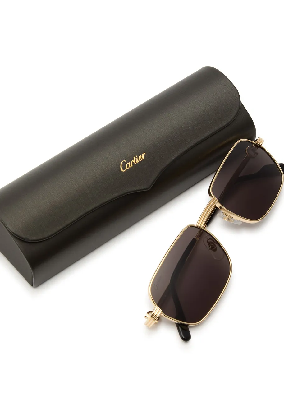 CARTIER Rectangle-frame sunglasses -                         -                     -                