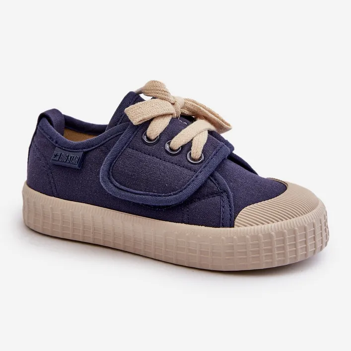 Children's sneakers HI-POLY System Big Star NN374016 Navy blue