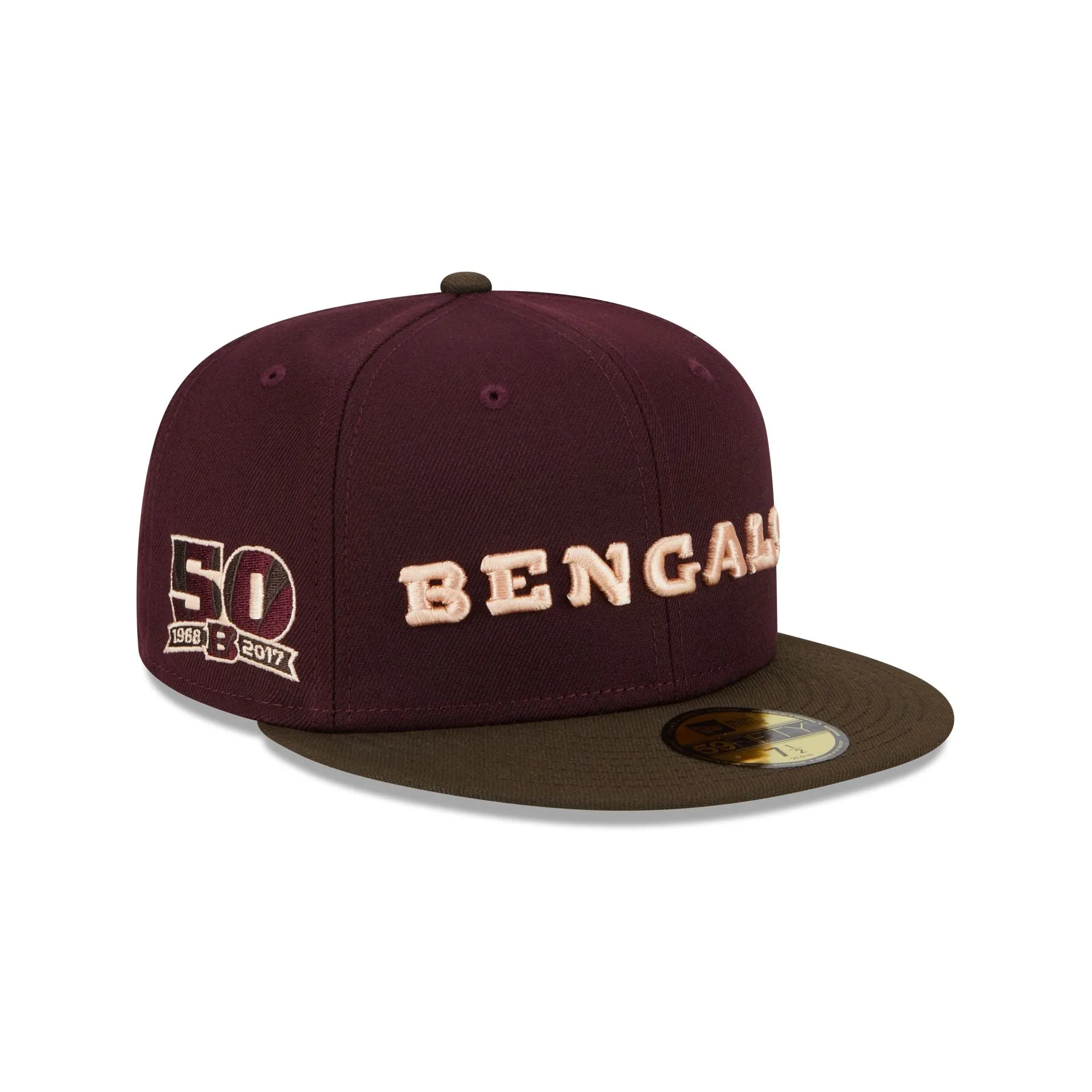 Cincinnati Bengals Berry Chocolate 59FIFTY Fitted Hat