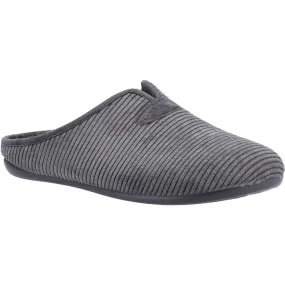 Cotswold Blackbird Mule Slipper Grey